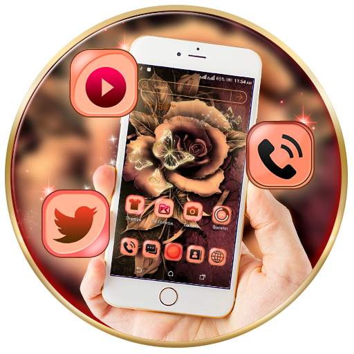 Artistic Rose Launcher Theme 4.3