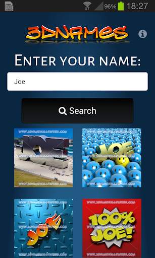 3D Names screenshot 1