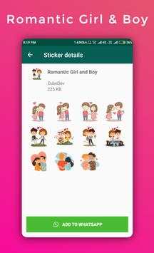 Love & Romantic Stickers For Whatsapp - WAStickers screenshot 5