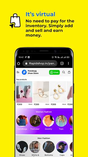 Rapidshop: Resell, Earn money, Direct from Factory स्क्रीनशॉट 2