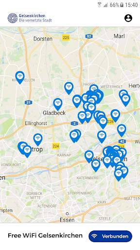 WiFi Gelsenkirchen screenshot 1