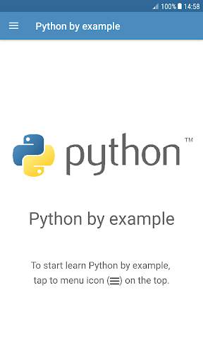 Learn Python language - Python by example screenshot 1