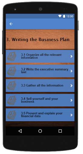Write a Business Plan screenshot 5