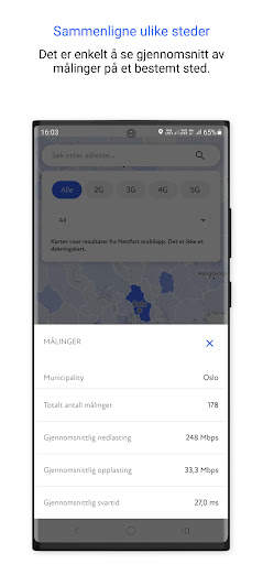 Nettfart mobil for 5G screenshot 6