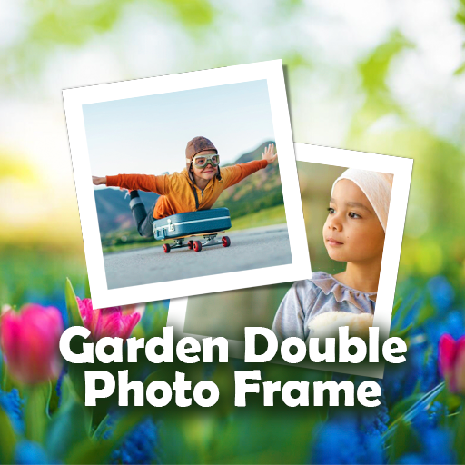 Beautiful Garden Dual Photo Frame Application иконка