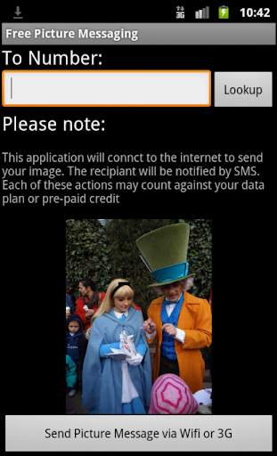 Free Picture Messaging screenshot 1