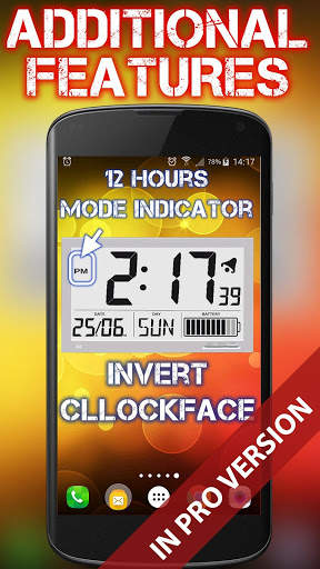 Battery Saving Digital Clocks Live Wallpaper screenshot 5