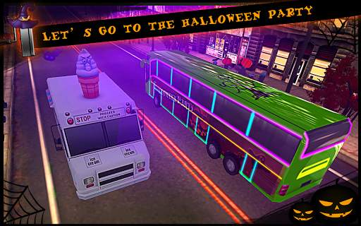 Halloween Bus Kota Simulator screenshot 6