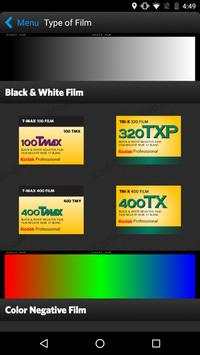 KODAK PROFESSIONAL Film App screenshot 2