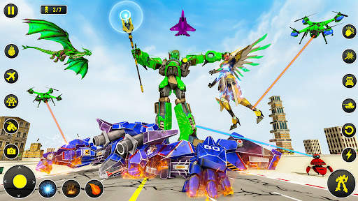 Drone Robot Car Game 3D screenshot 6