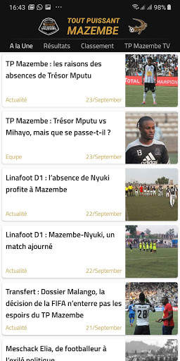 TP Mazembe screenshot 1