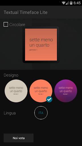 Textual Timeface Lite screenshot 3