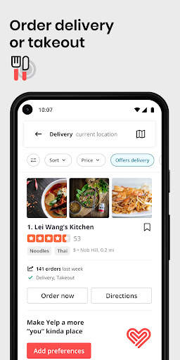 Yelp: Food, Delivery & Reviews screenshot 2