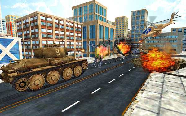 US Army Transform Robot War screenshot 2