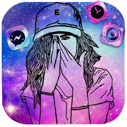 Galaxy, Sad, Girl Themes & Wallpapers 1.0