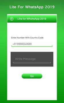 Lite for WhatsApp 2019 screenshot 1