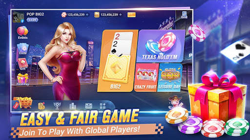 POP Big2 — Capsa Banting poker screenshot 1