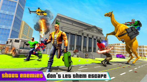 Camel Shooter 3D : Real Gangster Crime City Game स्क्रीनशॉट 9