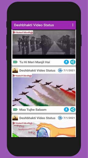 Desh Bhakti Video Status screenshot 6