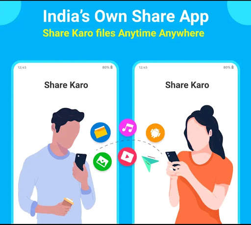SHARE Karo India : File Transfer & India SHAREit скриншот 1