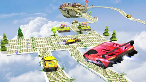 Mountain Car Stunt - Mega Ramp GT Racing Car Game screenshot 4