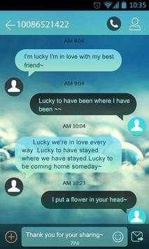 (FREE) GO SMS PRO CLEAN THEME screenshot 2