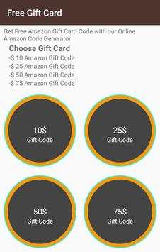 Free Gift Card Generator 4 تصوير الشاشة