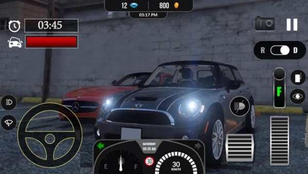 Car Traffic Mini Cooper One Racer Simulator स्क्रीनशॉट 1