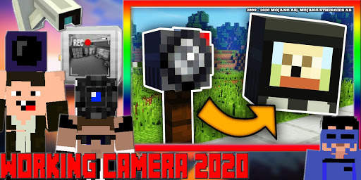 New Working Security Camera Mod For MCPE screenshot 1