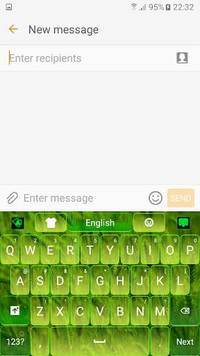 Green Nature Keyboard screenshot 3