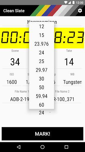 Clean Slate – Clapperboard & Log screenshot 2