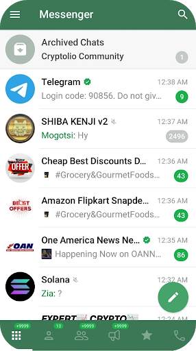 Messenger Plus 2021, free video calls, group chats screenshot 1