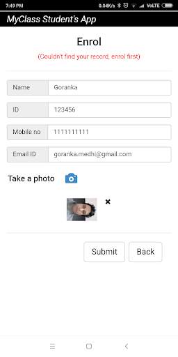 MyClass Student's App 3 تصوير الشاشة