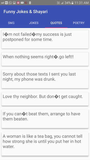 Funny Jokes & Shayari screenshot 7