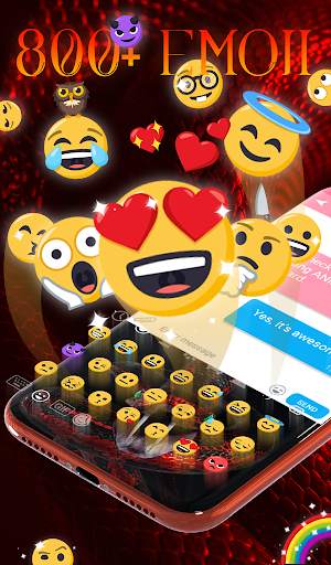 Snake Attack Live Wallpaper & Animated Keyboard screenshot 3