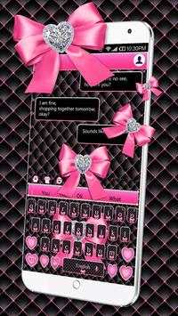 Pink Diamond Bow Keyboard screenshot 3
