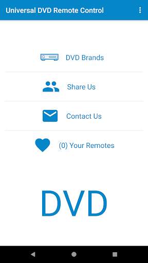 Universal DVD Remote Control screenshot 1