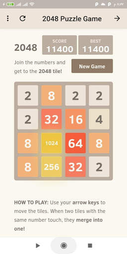 2048 Puzzle Game screenshot 5