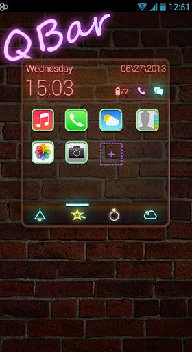 Q Bar Toucher Pro Theme screenshot 4