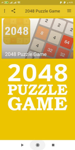 2048 Puzzle Game screenshot 3