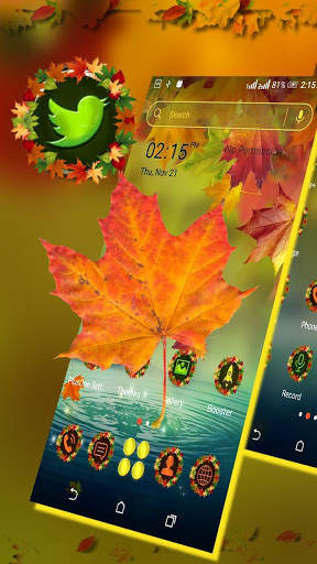 Autumn Leaf Launcher Theme screenshot 1