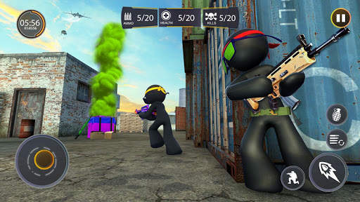 Stickman Fire Survival Battleground screenshot 2