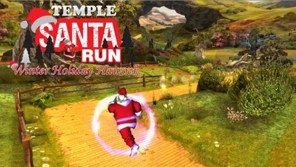 Temple Santa Run Temple Christmas Lost Jungle Run screenshot 2
