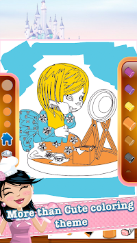 Princess Kids Draw Coloring screenshot 4