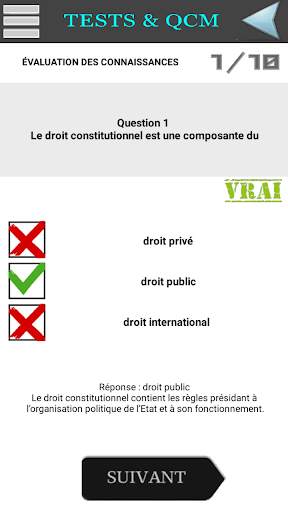 QCM DE DROIT CIVIL POUR CONCOURS A & B screenshot 2