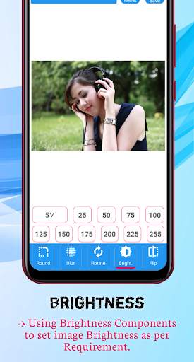 Photo Editor - Round Corner Blur rotate and flip screenshot 4