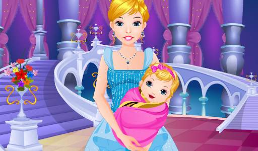 Cinderella gives birth games screenshot 8