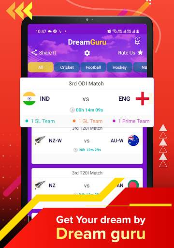 DreamGuru - H2H SL GL Winning  screenshot 17