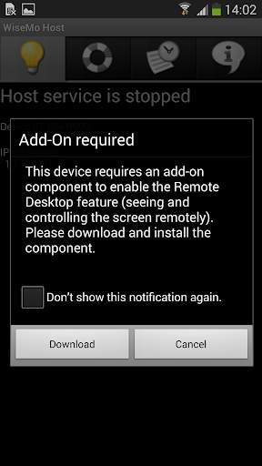 Host Remote Ctl Add-on Samsung скриншот 1