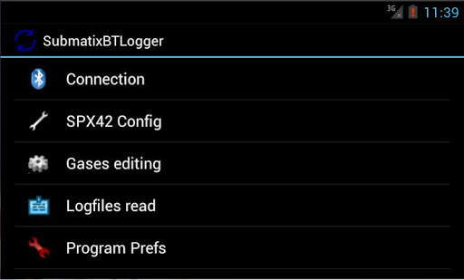 SUBMATIX SPX42 APP screenshot 1